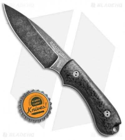 Bradford Knives Guardian3 Fixed Blade 3D Carbon Fiber (3.5" Sabre/M390/Nimbus) 6 Bradford Knives Guardian3 Fixed Blade 3D Carbon Fiber (3.5" Sabre/M390/Nimbus) - Image 4