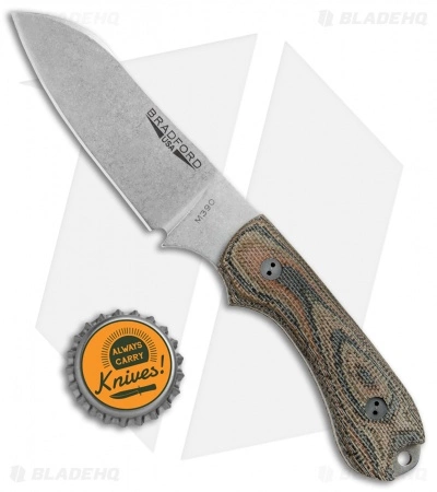 Bradford Knives Guardian3 Fixed Blade 3D Camo Micarta (Sheepsfoot/M390/SW) 6 Bradford Knives Guardian3 Fixed Blade 3D Camo Micarta (Sheepsfoot/M390/SW) - Image 4