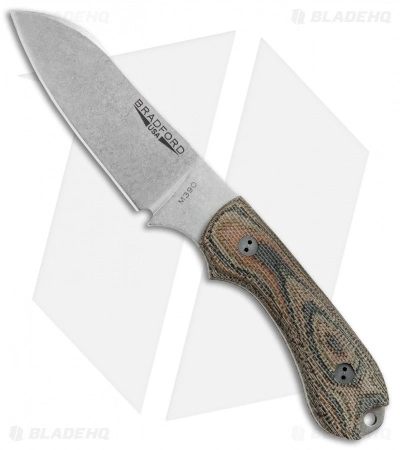 Bradford Knives Guardian3 Fixed Blade 3D Camo Micarta (Sheepsfoot/M390/SW) 3 Bradford Knives Guardian3 Fixed Blade 3D Camo Micarta (Sheepsfoot/M390/SW)