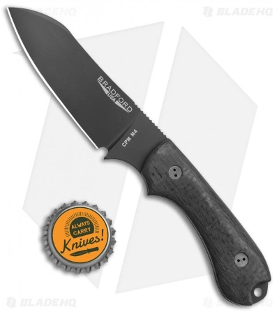 Bradford Guardian3 Sheepsfoot Fixed Blade Knife 3D Carbon Fiber (3.5" DLC M4) 7 Bradford Guardian3 Sheepsfoot Fixed Blade Knife 3D Carbon Fiber (3.5" DLC M4) - Image 5