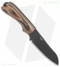 Bradford Guardian3 Sheepsfoot Fixed Blade Knife 3D G-Wood (3.5" DLC M4) -Avokelavavat Sales Store Bradford Knives 3D G Wood Guardian 3 Sheepsfoot DLC Black BHQ 135585 jr spine