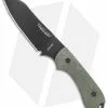Bradford Guardian3 Sheepsfoot Fixed Blade Knife 3D Green (3.5" DLC M4) -Avokelavavat Sales Store Bradford Knives 3D OD Green Guardian 3 Sheepsfoot DLC Black BHQ 135581 jr