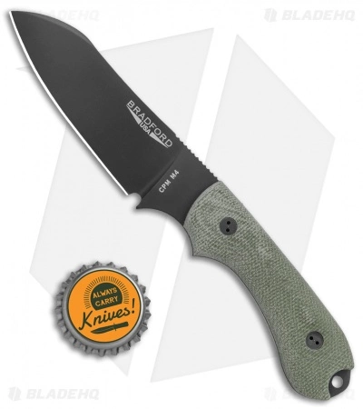 Bradford Guardian3 Sheepsfoot Fixed Blade Knife 3D Green (3.5" DLC M4) 7 Bradford Guardian3 Sheepsfoot Fixed Blade Knife 3D Green (3.5" DLC M4) - Image 5