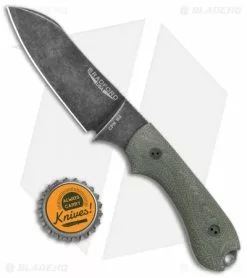 Bradford Guardian3 Sheepsfoot Fixed Blade Knife Green Micarta (3.5" Nimbus M4) -Avokelavavat Sales Store Bradford Knives 3D OD Green Guardian 3 Sheepsfoot Nimbus BHQ 135571 jr bottlecap