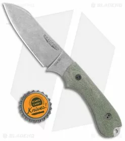 Bradford Guardian3 Sheepsfoot Fixed Blade Knife 3D Green Micarta (3.5" SW M4) -Avokelavavat Sales Store Bradford Knives 3D OD Green Guardian 3 Sheepsfoot SW BHQ 135561 jr bottlecap