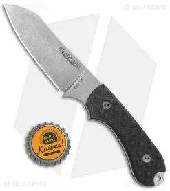 Bradford Guardian3 Sheepsfoot Fixed Blade Knife Textured Black G-10 (3.5" SW M4) -Avokelavavat Sales Store Bradford Knives Black Guardian 3 Sheepsfoot SW BHQ 135567 jr bottlecap