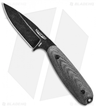 Bradford Knives Guardian3.5 Fixed Blade 3D Black (3.75" Black SW M390) 3 Bradford Knives Guardian3.5 Fixed Blade 3D Black (3.75" Black SW M390)
