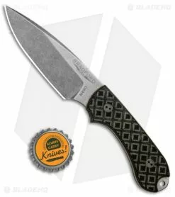 Bradford Knives Guardian3 Knife OD Green/Black G-10 (3.5" False Edge/N690/SW) -Avokelavavat Sales Store Bradford Knives Guardian 3 OD Green Black BRAD3FE009 BHQ 76374 jr bottlecap