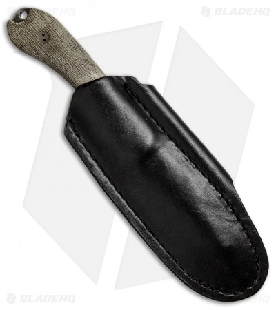 Bradford Knives Guardian3 Fixed Blade 3D Green Micarta (Sheepsfoot/N690/Nimbus) 5 Bradford Knives Guardian3 Fixed Blade 3D Green Micarta (Sheepsfoot/N690/Nimbus) - Image 3