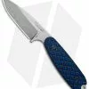 Bradford Knives Guardian3.5 Fixed Blade Blue/Black G-10 (3.75" Sabre/N690/SW) -Avokelavavat Sales Store Bradford Knives Guardian 3.5 Sabre Black Blue BRAD35S013 BHQ 83353 jr