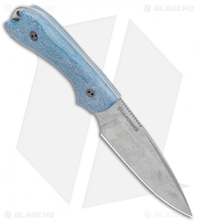 Bradford Knives Guardian3 Fixed Blade 3D Blue TeroTuf (Nitro-V/False Edge/SW) 4 Bradford Knives Guardian3 Fixed Blade 3D Blue TeroTuf (Nitro-V/False Edge/SW) - Image 2