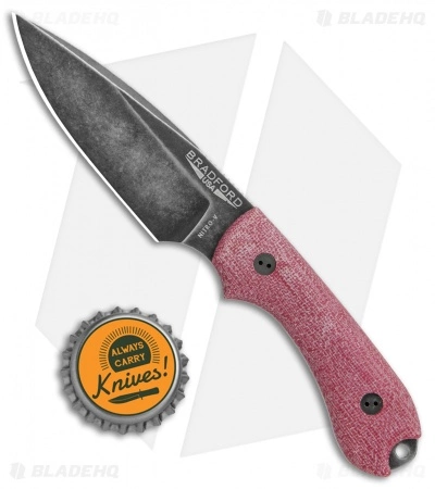 Bradford Knives Guardian3 Fixed Blade 3D Maroon TeroTuf (Nitro-V/False/Nimbus) 6 Bradford Knives Guardian3 Fixed Blade 3D Maroon TeroTuf (Nitro-V/False/Nimbus) - Image 4
