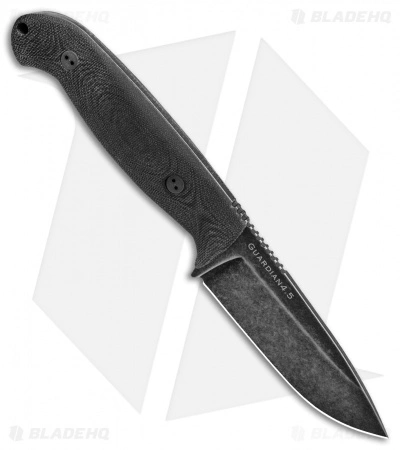 Bradford Knives Guardian4.5 Fixed Blade 3D Black Micarta (4" Sabre Nimbus) 4 Bradford Knives Guardian4.5 Fixed Blade 3D Black Micarta (4" Sabre Nimbus) - Image 2