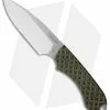 Bradford Knives Guardian4 Knife Black/OD Green G-10 (False Edge/N690/Satin) -Avokelavavat Sales Store Bradford Knives Guardian 4 OD Green Black BRAD4FE009 BHQ 113696 jr