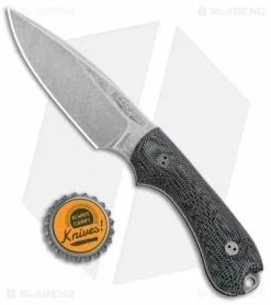 Bradford Knives Guardian3 Knife 3D Black Micarta (3.5" False Edge/AEB-L/SW) -Avokelavavat Sales Store Bradford Knives Guardian3 3D Black Micarta False Edge 3FE 101A BHQ 99466 jr bottlecap