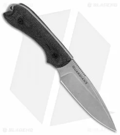 Bradford Knives Guardian3 Knife 3D Black Micarta (3.5" False Edge/M390/SW) -Avokelavavat Sales Store Bradford Knives Guardian3 3D Black Micarta False Edge SW BHQ 85262 er side