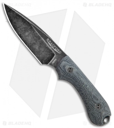 Bradford Knives Guardian3 Fixed Blade Knife 3D Black Micarta (Nimbus/N690) 3 Bradford Knives Guardian3 Fixed Blade Knife 3D Black Micarta (Nimbus/N690)