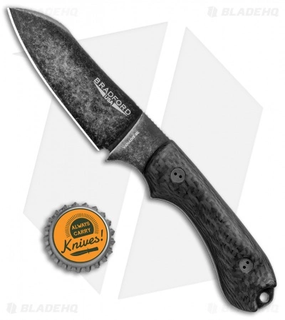 Bradford Knives Guardian3 Fixed Blade 3D Carbon Fiber (Sheepsfoot/V4E/Nimbus) 6 Bradford Knives Guardian3 Fixed Blade 3D Carbon Fiber (Sheepsfoot/V4E/Nimbus) - Image 4