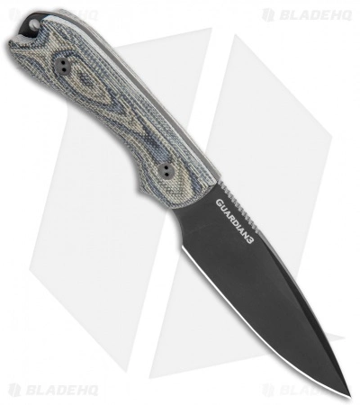Bradford Knives Guardian3 Fixed Blade 3D Camo Micarta (False Edge/N690/DLC) 4 Bradford Knives Guardian3 Fixed Blade 3D Camo Micarta (False Edge/N690/DLC) - Image 2