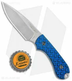 Bradford Knives Guardian3 Fixed Blade Black/Blue G-10 (3.5" False Edge M390 SW) -Avokelavavat Sales Store Bradford Knives Guardian3 Black Blue G 10 False Edge SW 3FE 013 M390 BHQ 119361 jr bottlecap