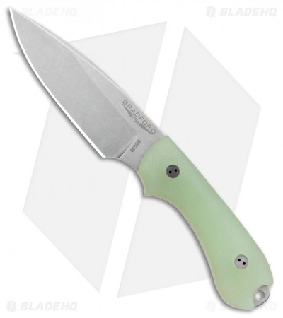 Bradford Knives Guardian3 Fixed Blade 3D Ghost G10 (3.5" False Edge/M390/SW) 3 Bradford Knives Guardian3 Fixed Blade 3D Ghost G10 (3.5" False Edge/M390/SW)