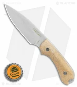 Bradford Knives Guardian3 Fixed Blade 3D Nat. Micarta (3.5" False Edge/M390/SW) -Avokelavavat Sales Store Bradford Knives Guardian3 Fixed Blade 3D Nat. Micarta 3.5 False EdgeM390SW BHQ 68208 LS Bottlecap