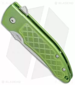 Bradford Knives Guardian3 Flipper G3F Knife Titanium Green (3" Stonewash) -Avokelavavat Sales Store Bradford Knives Guardian3 Flipper G3F Ti Green SW BHQ 96299 jr spine