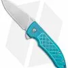 Bradford Knives Guardian3 Flipper G3F Knife Titanium Turquoise (3" Stonewash) 2 Bradford Knives Guardian3 Flipper G3F Knife Titanium Turquoise (3" Stonewash) -Avokelavavat Sales Store Bradford Knives Guardian3 Flipper G3F Ti Turquoise SW BHQ 96302 jr