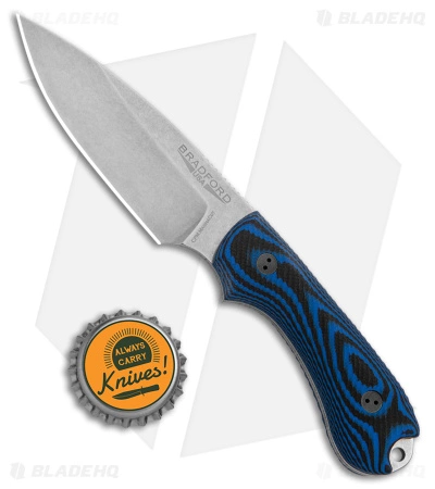 Bradford Knives Guardian3 Fixed Blade Knife Blue Black G-10 (3.5" SW MagnaCut) 7 Bradford Knives Guardian3 Fixed Blade Knife Blue Black G-10 (3.5" SW MagnaCut) - Image 5