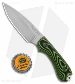 Bradford Knives Guardian3 Knife Toxic Green Black G-10 (3.5" SW MagnaCut) -Avokelavavat Sales Store Bradford Knives Guardian3 Knife 3D Microtextured Black Green Sabre MagnaCut SW BHQ 177384 jr bottlecap