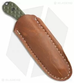 Bradford Knives Guardian3 Fixed Blade Knife OD Green (3.5" False Edge Stonewash) -Avokelavavat Sales Store Bradford Knives Guardian3 OD Green False Edge SW 3FE 002 BHQ 24540 jr sheath 2
