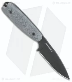 Bradford Knives Guardian3.5 Fixed Blade 3D Black (3.75" DLC M4) 8 Bradford Knives Guardian3.5 Fixed Blade 3D Black (3.75" DLC M4) -Avokelavavat Sales Store Bradford Knives Guardian3.5 Fixed Blade 3D Black Micarta Sabre DLC BHQ 135385 jr spine