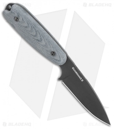 Bradford Knives Guardian3.5 Fixed Blade 3D Black (3.75" DLC M4) 4 Bradford Knives Guardian3.5 Fixed Blade 3D Black (3.75" DLC M4) - Image 2