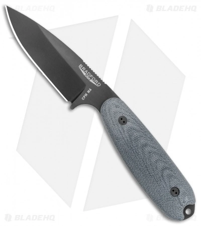 Bradford Knives Guardian3.5 Fixed Blade 3D Black (3.75" DLC M4) 3 Bradford Knives Guardian3.5 Fixed Blade 3D Black (3.75" DLC M4)