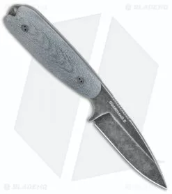 Bradford Knives Guardian3.5 Fixed Blade 3D Black (3.75" Nimbus M4) -Avokelavavat Sales Store Bradford Knives Guardian3.5 Fixed Blade 3D Black Micarta Sabre Nimbus BHQ 135376 jr spine