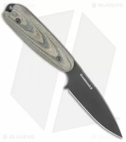 Bradford Knives Guardian3.5 Fixed Blade 3D Camo (3.75" DLC M4) -Avokelavavat Sales Store Bradford Knives Guardian3.5 Fixed Blade 3D Camo Micarta Sabre DLC BHQ 135388 jr spine
