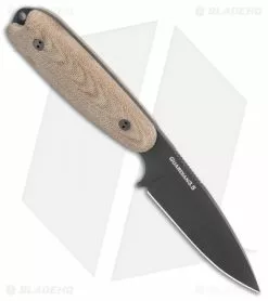 Bradford Knives Guardian3.5 Fixed Blade 3D Natural (3.75" DLC M4) 8 Bradford Knives Guardian3.5 Fixed Blade 3D Natural (3.75" DLC M4) -Avokelavavat Sales Store Bradford Knives Guardian3.5 Fixed Blade 3D Natural Micarta Sabre DLC BHQ 135387 jr spine
