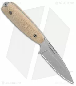 Bradford Knives Guardian3.5 Fixed Blade 3D Natural (3.75" Stonewash M4) 8 Bradford Knives Guardian3.5 Fixed Blade 3D Natural (3.75" Stonewash M4) -Avokelavavat Sales Store Bradford Knives Guardian3.5 Fixed Blade 3D Natural Micarta Sabre SW BHQ 135352 jr spine