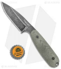 Bradford Knives Guardian3.5 Fixed Blade 3D OD Green (3.75" Nimbus M4) -Avokelavavat Sales Store Bradford Knives Guardian3.5 Fixed Blade 3D OD Green Micarta Sabre Nimbus BHQ 135377 jr bottlecap
