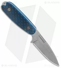 Bradford Knives Guardian3.5 Fixed Blade Black/Blue (3.75" Sabre/M4/Stonewash) -Avokelavavat Sales Store Bradford Knives Guardian3.5 Fixed Blade Black Blue Sabre SW BHQ 135349 jr spine