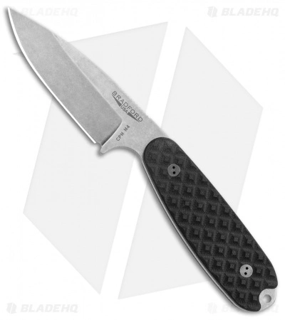 Bradford Knives Guardian3.5 Fixed Blade Black (3.75" Stonewash M4) 3 Bradford Knives Guardian3.5 Fixed Blade Black (3.75" Stonewash M4)