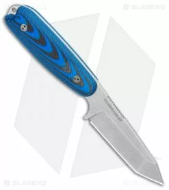 Bradford Knives Guardian3.5T Tanto Fixed Blade 3D Black/Blue (Stonewash) -Avokelavavat Sales Store Bradford Knives Guardian3.5T Tanto 3D Black Blue SW BHQ 107196 jr spine