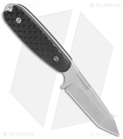 Bradford Knives Guardian3.5T Tanto Fixed Blade Black G-10 (3.75" Stonewash) 4 Bradford Knives Guardian3.5T Tanto Fixed Blade Black G-10 (3.75" Stonewash) - Image 2