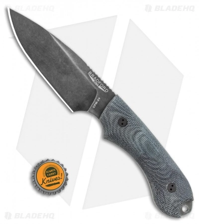 Bradford Knives Guardian4 Fixed Blade Knife 3D Black Micarta (Sabre/3V/Nimbus) 6 Bradford Knives Guardian4 Fixed Blade Knife 3D Black Micarta (Sabre/3V/Nimbus) - Image 4