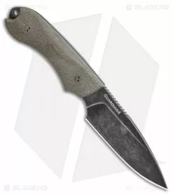 Bradford Knives Guardian4 Knife 3D OD Green Micarta (Sabre/M390/Nimbus) -Avokelavavat Sales Store Bradford Knives Guardian4 Knife 3D OD Green Micarta Sabre M390 Nimbus 4S 102N BHQ 104309 LS Spine