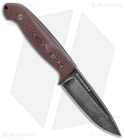 Bradford Knives Guardian4.5 Fixed Blade Knife 3D Red Richlite (4" Nimbus) 4 Bradford Knives Guardian4.5 Fixed Blade Knife 3D Red Richlite (4" Nimbus) - Image 2
