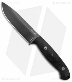 Bradford Knives Guardian5.5 Fixed Blade 3D Black Micarta (5" Sabre DLC)