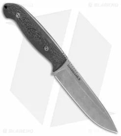 Bradford Knives Guardian5.5 Fixed Blade Knife 3D Carbon Fiber (5" SW) -Avokelavavat Sales Store Bradford Knives Guardian5.5 Fixed Blade 3D Microtextured CF Sabre SW BHQ 141411 jr spine