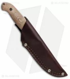 Bradford Knives Guardian5.5 Fixed Blade 3D Natural Micarta (5" SW N690) 9 Bradford Knives Guardian5.5 Fixed Blade 3D Natural Micarta (5" SW N690) -Avokelavavat Sales Store Bradford Knives Guardian5.5 Fixed Blade 3D Natural Micarta 5in SW N690 BHQ 102138 LS Sheath