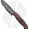 Bradford Knives Guardian5.5 Fixed Blade Knife 3D Red Richlite (5" Nimbus)